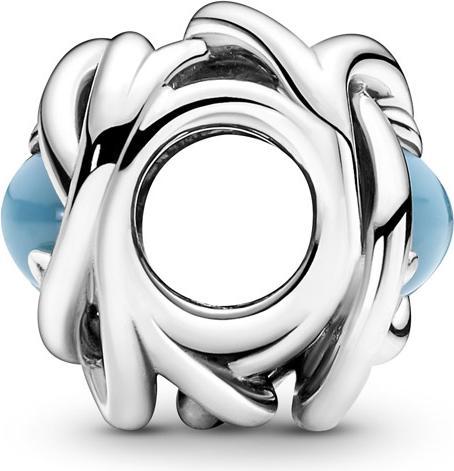 Immagine prodotto Pandora Pietra di nascita di dicembre Turchese Eternity Circle Charm (Argento 925)