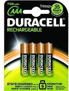 Actual product image Duracell Recharge Plus (1 pcs., AAA, 750 mAh)