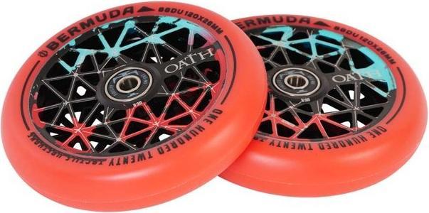 Produktbild Triad Oath Bermuda 110mm Wheels Schwarz/Blau/Rot - Pack