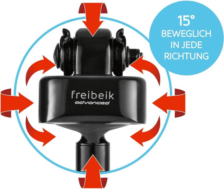 Produktbild Freibeik Fahrradsattel-Gelenk 2.0 Schwarz (27.20 mm)