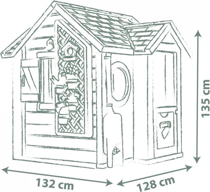 Produktbild Smoby Life Spielhaus Garten