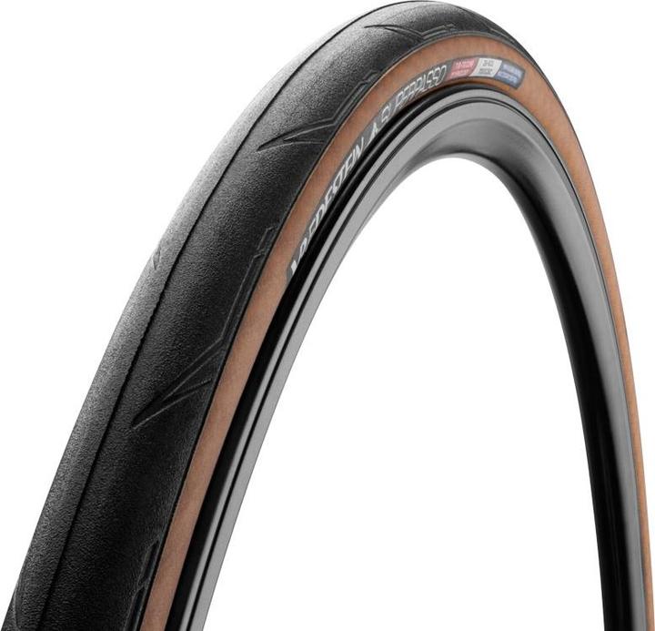 Actual product image MGA Vredestein Superpasso, 700x28c (28-622), Wyrujana, TPI150, 300G, TLR, Czarna-Transsparenta (new) Roa (28 x 2.15, 28-622)