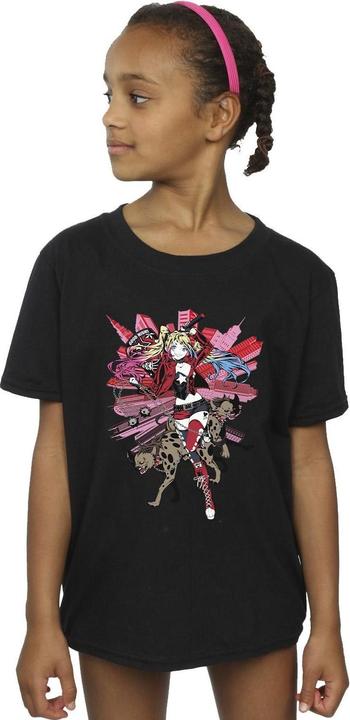 Image du produit - T-shirt HARLEY QUINN HYENAS - Fille (140, 146)