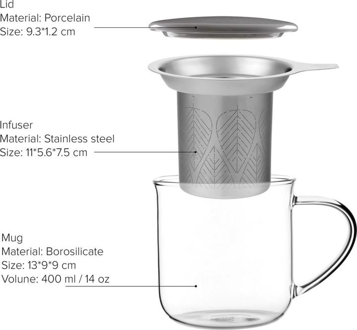 Immagine prodotto Viva scandinavia Tazza infusore MINIMA EVA (400 ml, 1 x)