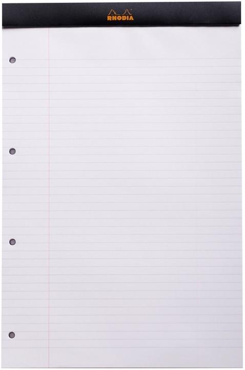 Actual product image Rhodia Blocks stapled 80g Basics (A4+, Lined)