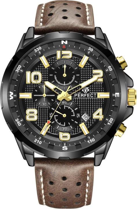 Actual product image MEN'S PERFECT CH05L - CHRONOGRAPH (zp353i) + BOX (Chronograph, 205 mm)