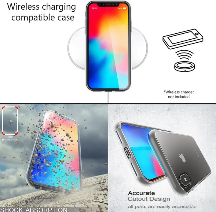 Actual product image Nalia 360 degree cell phone case (Apple iPhone X, Apple iPhone XS)
