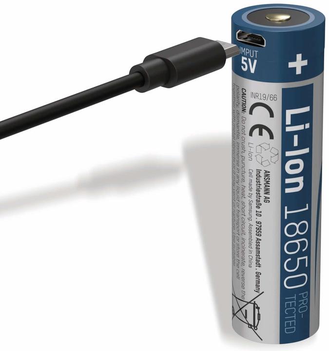 Immagine prodotto Ansmann Li-Ion 18650 (1 pz., 18650, 2600 mAh)