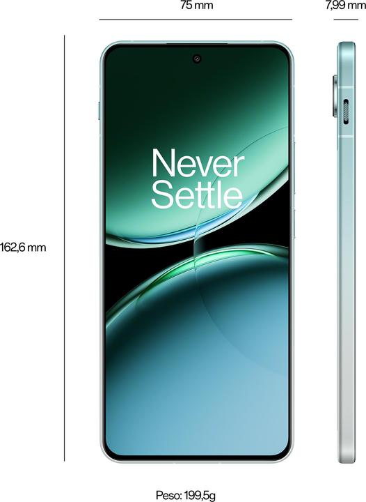 Produktbild OnePlus Nord 4 (512 GB, Oasis Green, 6.74", Dual SIM, 50 Mpx, 5G)