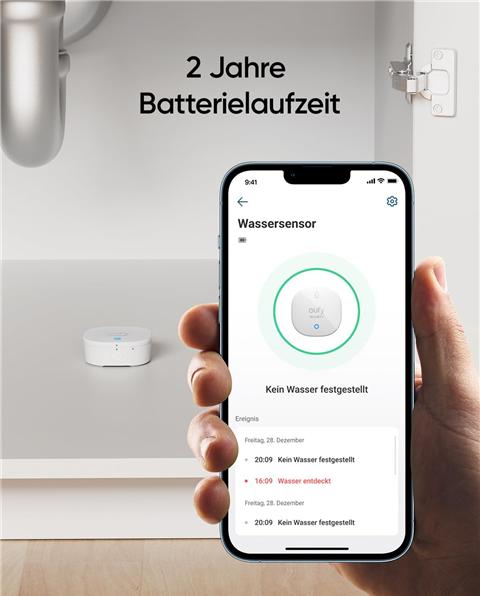 Actual product image eufy Wasser- & Frostmelder