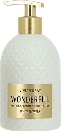 Vivian Gray Luxuriöse Flüssigseife Wonderful White Flowers (Flüssigseife) 500 ml (500 ml)