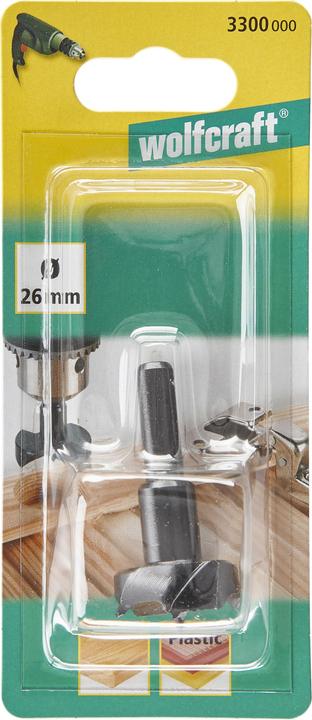 Actual product image wolfcraft Forstner bit 20 mm Total length (8 mm)