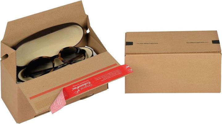 Actual product image Colompac Folding carton Eurobox S, self-adhesive seal & tear strip, Z fold, combinable... (20 x)