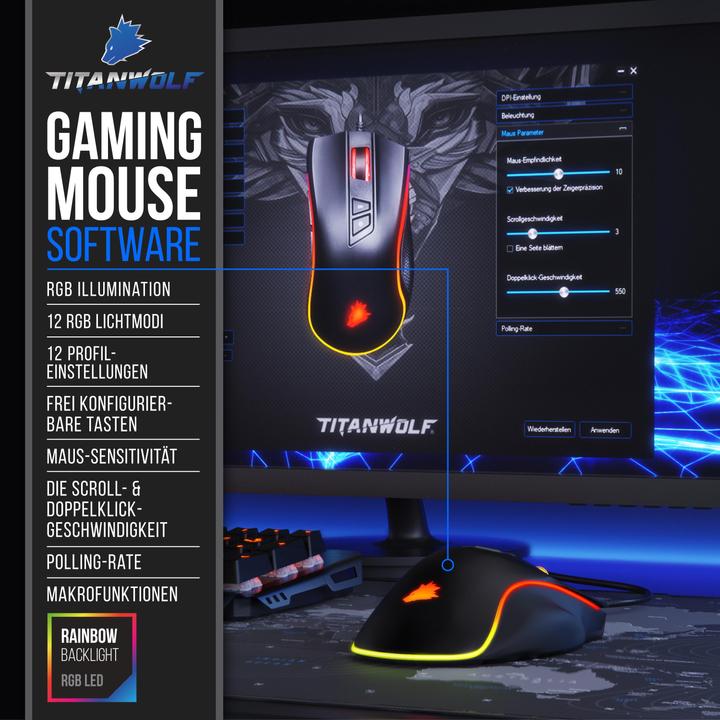 Actual product image Titanwolf Wing (Cable)