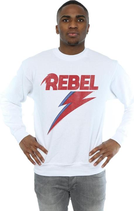 Immagine prodotto David Bowie Distressed Rebel Felpa Uomo (M)