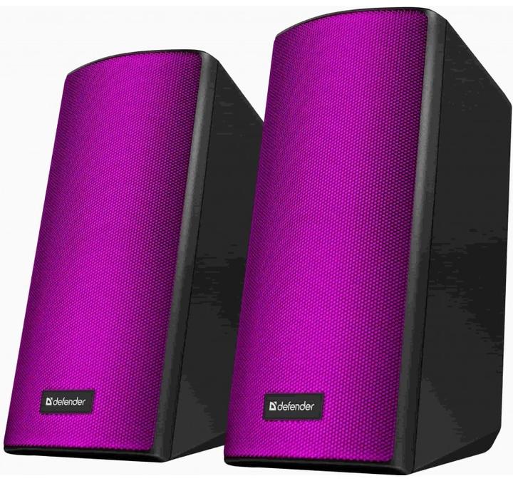 Actual product image Defender SPITFIRE 2.0 6W LED USB computer speaker