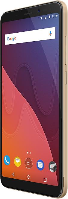 Actual product image Wiko View (32 GB, Gold, 5.70", Dual SIM + SD, 13 Mpx, 4G)