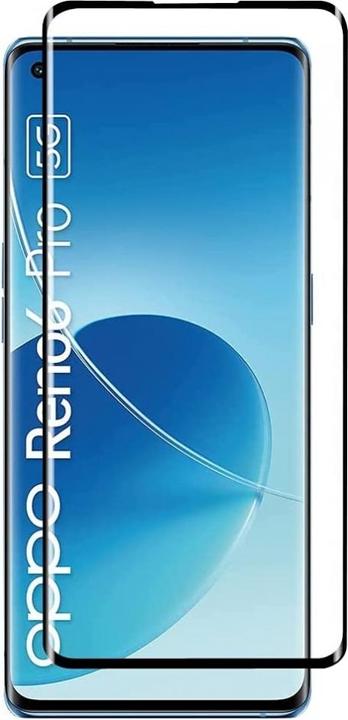 Actual product image Screenguard Oppo Reno6 Pro 5G Full Screen Protective Glass Film 2.5D 9H (1 Piece, Oppo Reno 6 Pro 5G)
