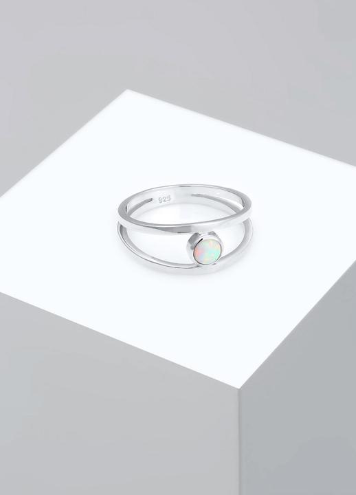 Produktbild Elli Bandring Zweireihig Synthetischer Opal (54, 925 Silber)