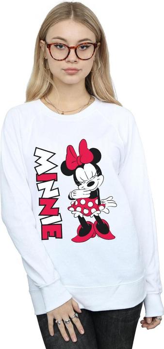 Actual product image Disney Womens/Ladies Minnie Mouse Giggling Sweatshirt (M)