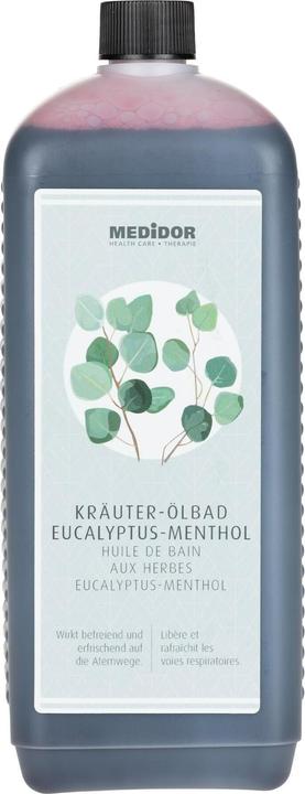 Image du produit Medidor Bain d'huile aux herbes Eucalyptus-Menthol (1000 ml, Huile de bain)