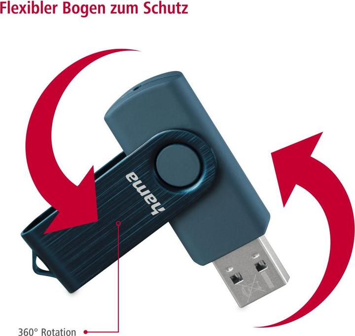 Produktbild Hama Rotate (64 GB, USB 3.0, USB-A)