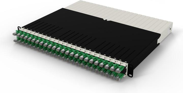 Immagine prodotto PATCHBOX uno / 8RU / Cat 6A, STP, 0,8 m, blu (STP, CAT6a, 0.80 m)