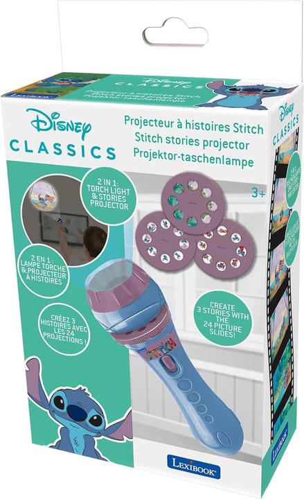 Image du produit Lexibook Projecteur et lampe de poche Stitch Story Violet