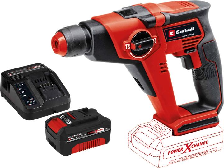 Produktbild Einhell Akku-Bohrhammer TE-HD 18/12 Li Kit (1x 4,0 Ah) (Akkubetrieb)