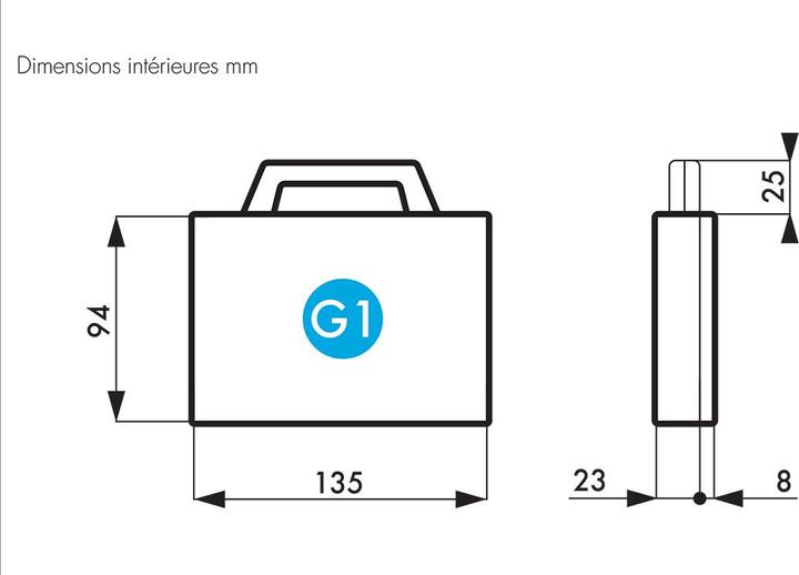 Produktbild Rs Pro Gehäuse G1 schwarz (0.14 l)