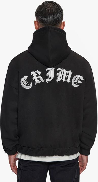 Actual product image Dropsize Super Heavy Oversized Crime Zip Hoodie - 124647 (M)
