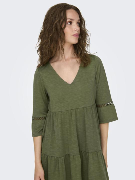 Actual product image JdY Loose cut V-neck short dress Lace dress (S)