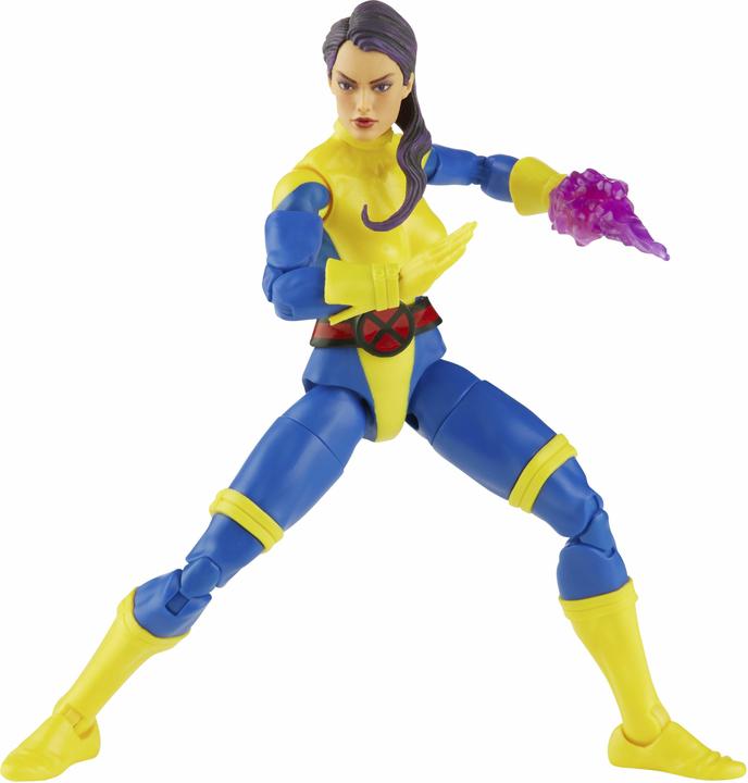 Actual product image Hasbro X-Men 60th Anniversary Marvel Legends pack 3 figurines Gambit, Marvel's Banshee, Psylocke 15 cm