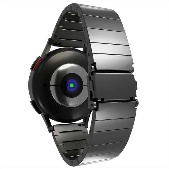 Produktbild Strap-it Luxe titanium smartwatch bandje - geschikt voor Fossil Gen 5 / Gen 5e 44mm / Gen 6 44mm - donkergrij (Titan)