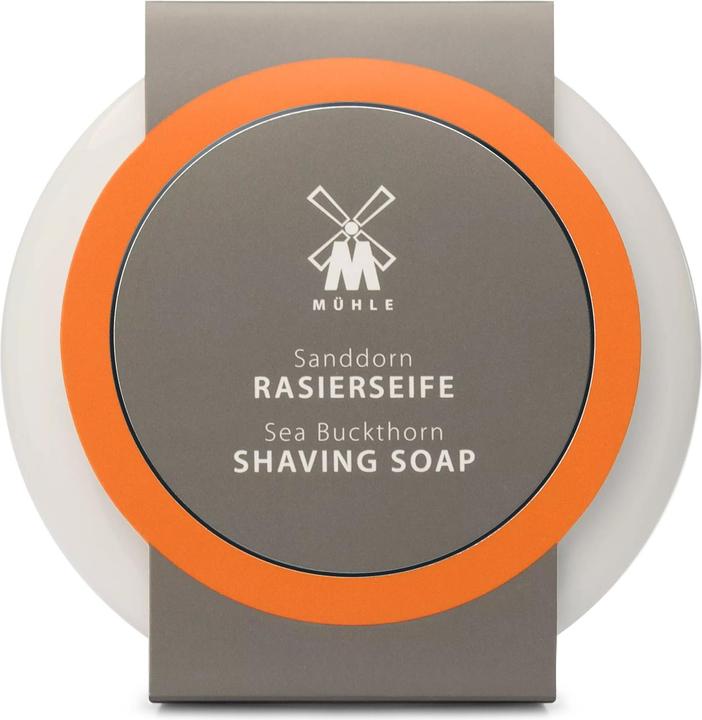 Image du produit Mühle Savon à barbe à l'argousier dans un bol en porcelaine (65 ml, Savon à raser)