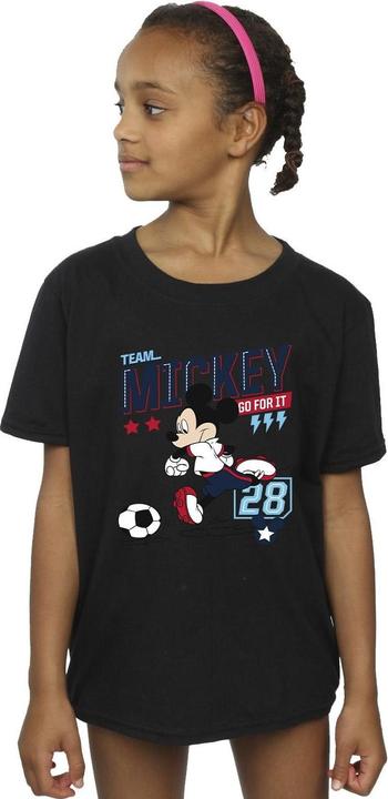 Immagine prodotto Disney Mickey Mouse Team Mickey Football Maglietta Ragazze (140, 146)