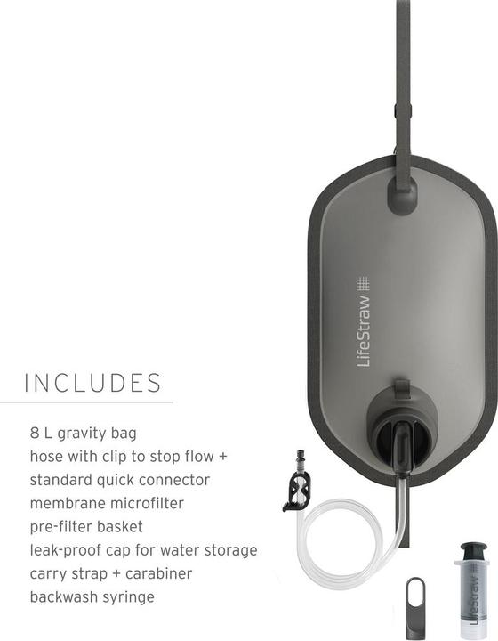 Actual product image LifeStraw Peak Gravity 8L
