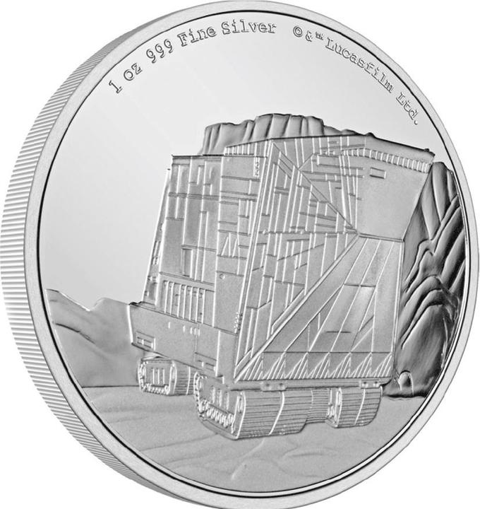 Produktbild New Zealand Mint Silber STAR WARS Sandcrawler 1 oz PP (999, 2022)
