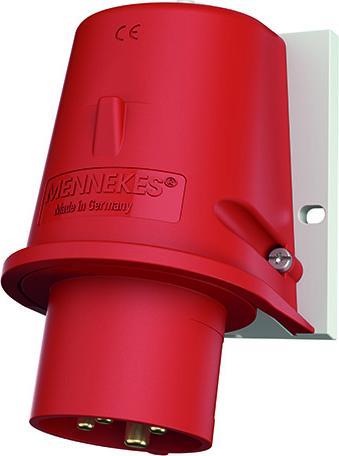 Immagine prodotto Mennekes MEN 800 16A4P 6H400V Spina a muro IP44 (IEC 60309)