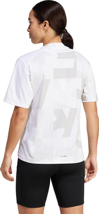 Actual product image adidas Women's Multi ClimaCool AOP T-Shirt (L)