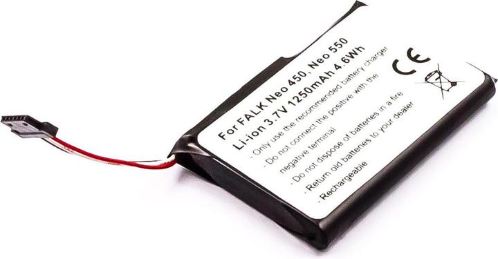 AGI Akku kompatibel mit Falk Neo 450 - Akku - 1.250 mAh