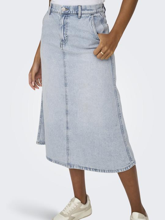 Produktbild Only Hohe Taille Langer Rock Jeansrock (XS)