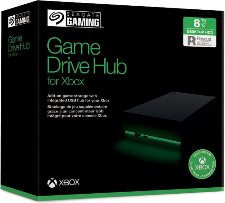 Actual product image Seagate Game Drive Hub for Xbox (8 TB)