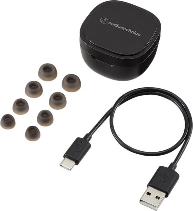 Image du produit Audio-Technica ath-sq1twbk. casque d'écoute (ANC, 19.50 h, Sans fil)
