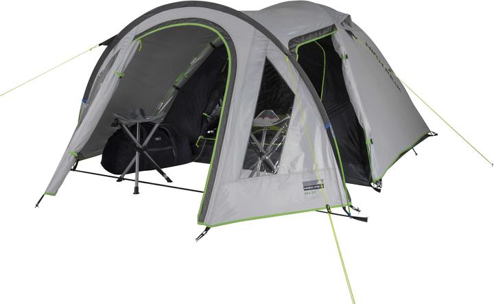 Immagine prodotto High Peak Tenda Kira 3 10370, grigio chiaro (Tenda a cupola, 3.80 kg, 3 persone)
