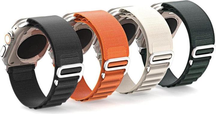 Produktbild Dux Ducis Sport-Schnallenarmband (44 mm, 45 mm, 42 mm, 49 mm, Nylon, Apple Watch Ultra, Apple Watch Series 2, Apple Watch Series 3, Apple Watch Series 1, Apple Watch Series 4, Apple Watch Series 5, Apple Watch Series 6, Apple Watch Series 7, Apple Watch Series 8, Apple Watch Series 9, Apple Watch SE, Apple Watch Ultra 2)