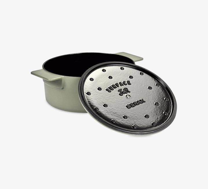Actual product image Serax SURFACE saucepan lime green (Pot, Enamel)