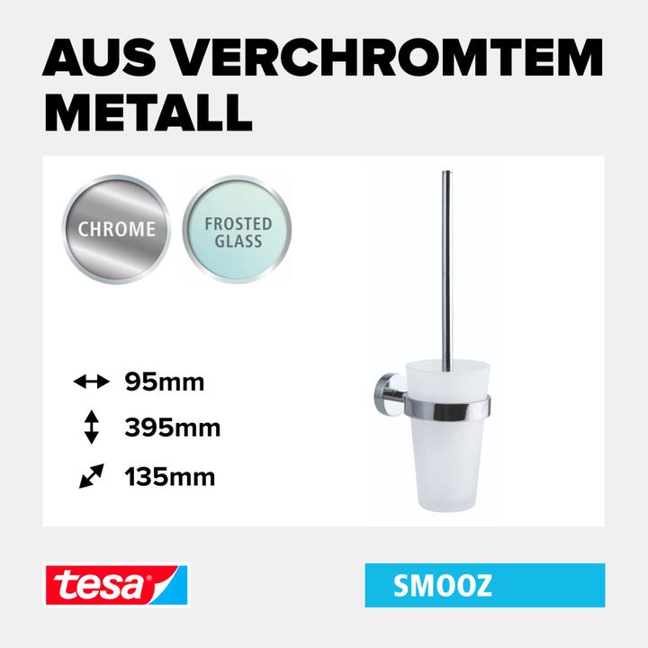 Immagine prodotto tesa Set di spazzole SMOOZ WC con soluzione adesiva inclusa, senza foratura