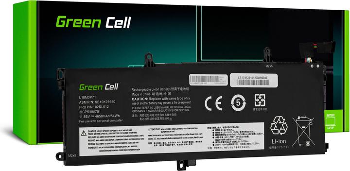 Immagine prodotto GreenCell Batteria per Lenovo ThinkPad T590 T15 P15s P53s - 4650mAh (3 Celle, 4650 mAh)