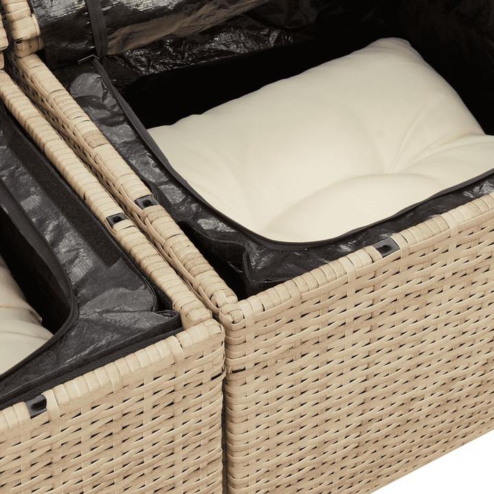 Actual product image VidaXL 10-piece garden lounge set with cushions